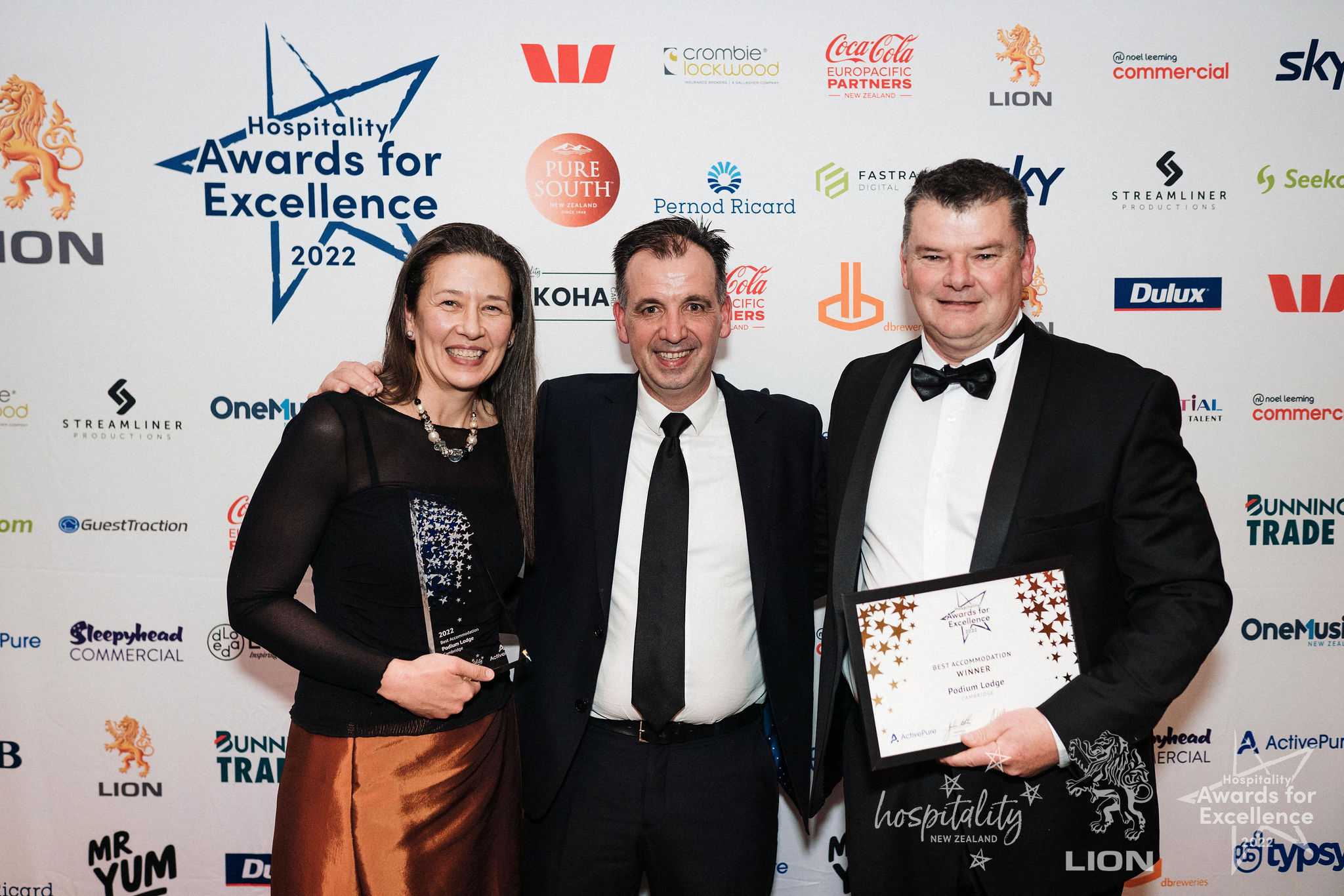Podium Wins at Hospitality Awards The Perry Group